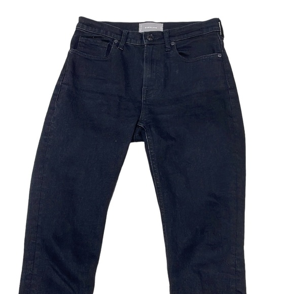 Everlane Jeans High Rise Skinny Ankle Black Denim Size 26 - Picture 2 of 11